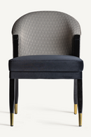 Black Velvet Dining Chair | Vical Home Trun | Oroatrade.com