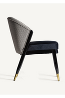 Black Velvet Dining Chair | Vical Home Trun | Oroatrade.com