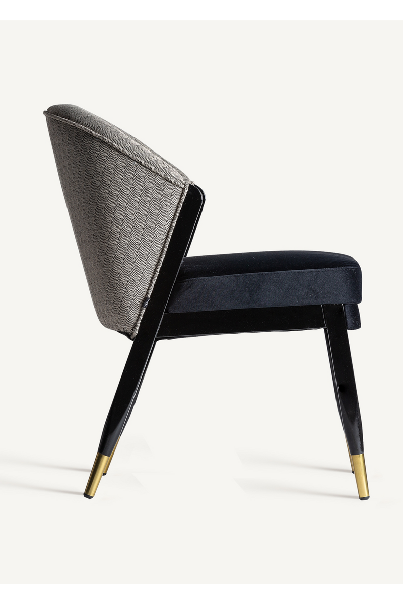 Black Velvet Accent Chair | Vical Home Trun | Oroatrade.com