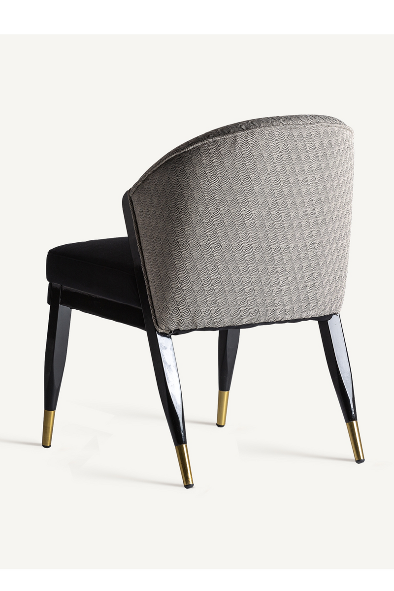 Black Velvet Accent Chair | Vical Home Trun | Oroatrade.com