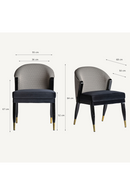 Black Velvet Dining Chair | Vical Home Trun | Oroatrade.com