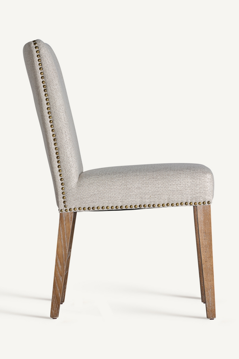 Gray Padded Tall Accent Chair | Vical Home Berney | Oroatrade.com