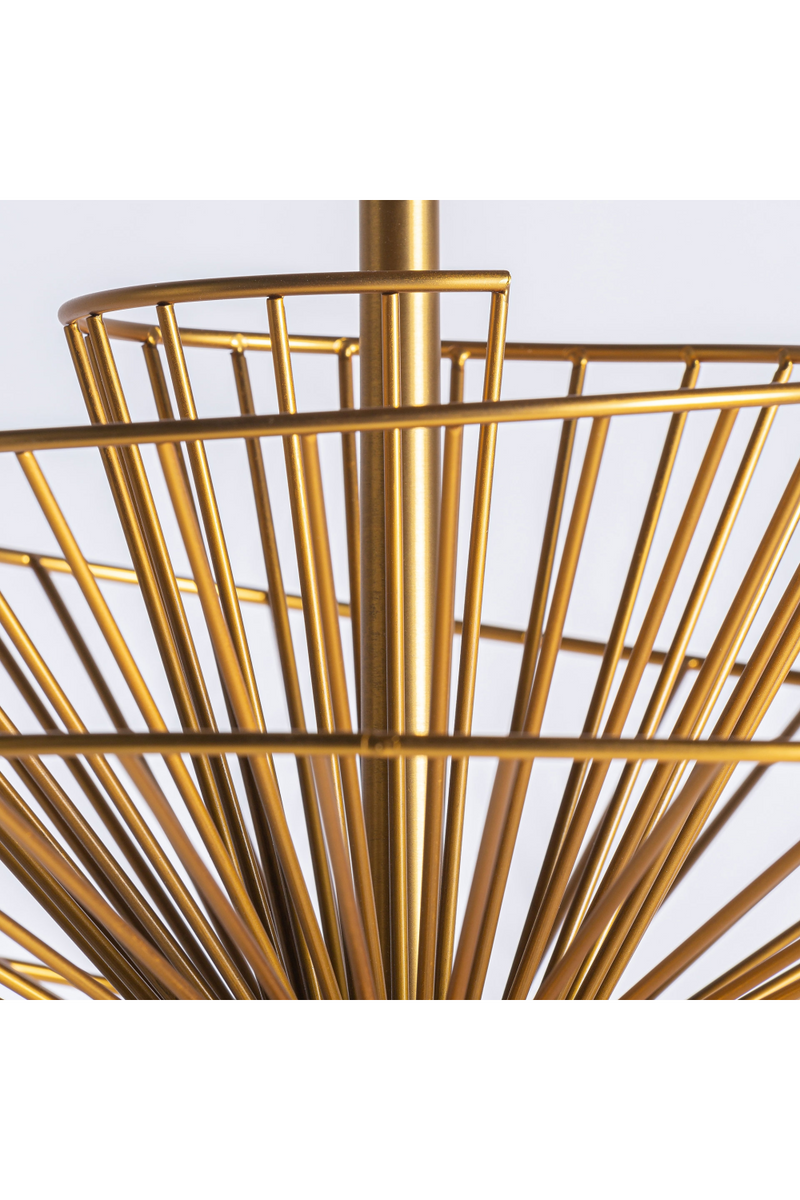 Gold Spiral Hanging Lamp M | Vical Home Stowe | Oroatrade.com