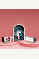 Multi-Colored Patterned Cabinet | Vical Home Annie | Oroatrade.com