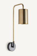 Gold Cylindrical Wall Lamp | Vical Home | Oroatrade.com