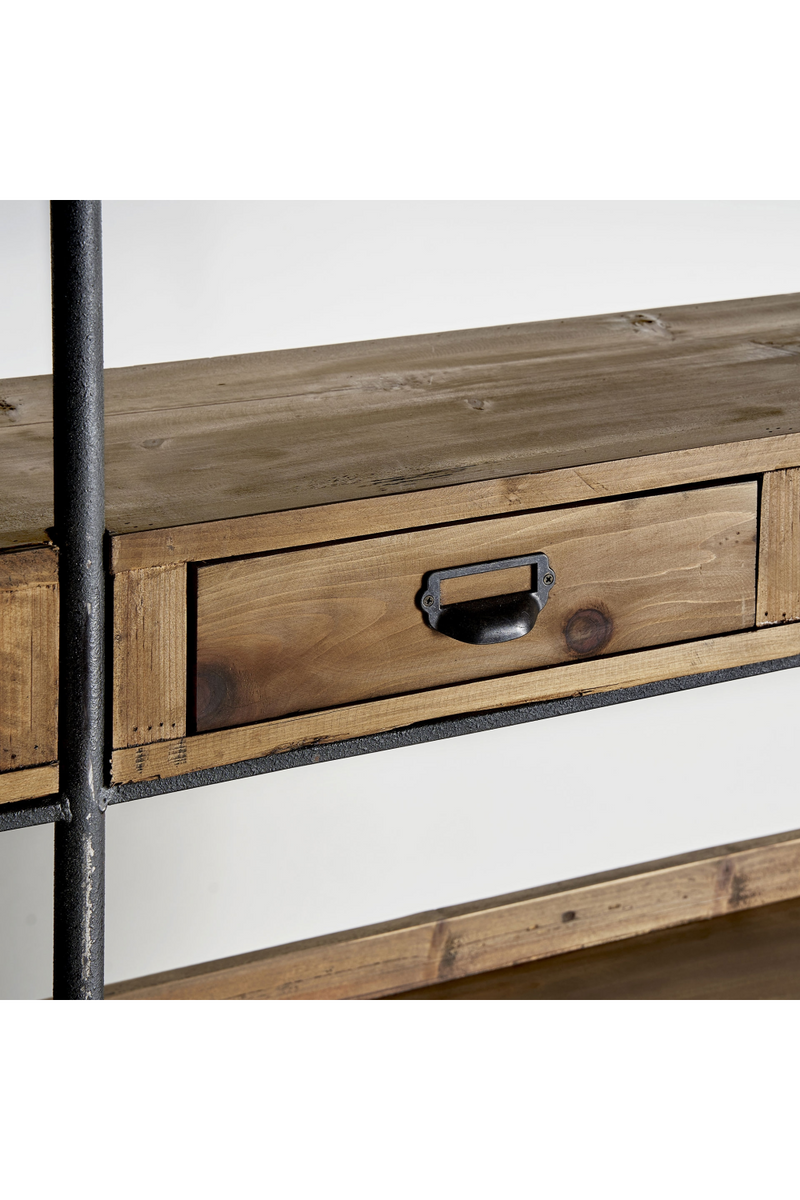 Natural Elm Drawer Bookshelf | Vical Home Minot | Oroatrade.com