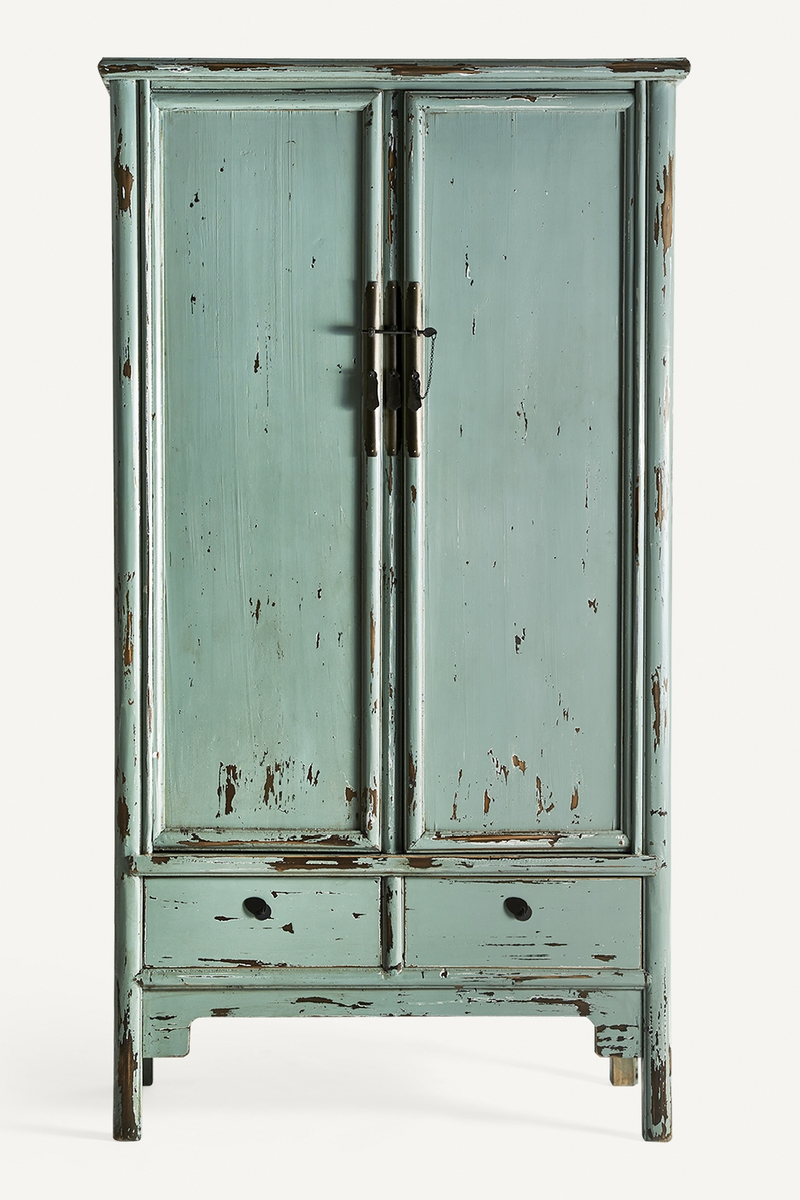 Antique Green Elm Cabinet | Vical Home Easky | Oroatrade.com