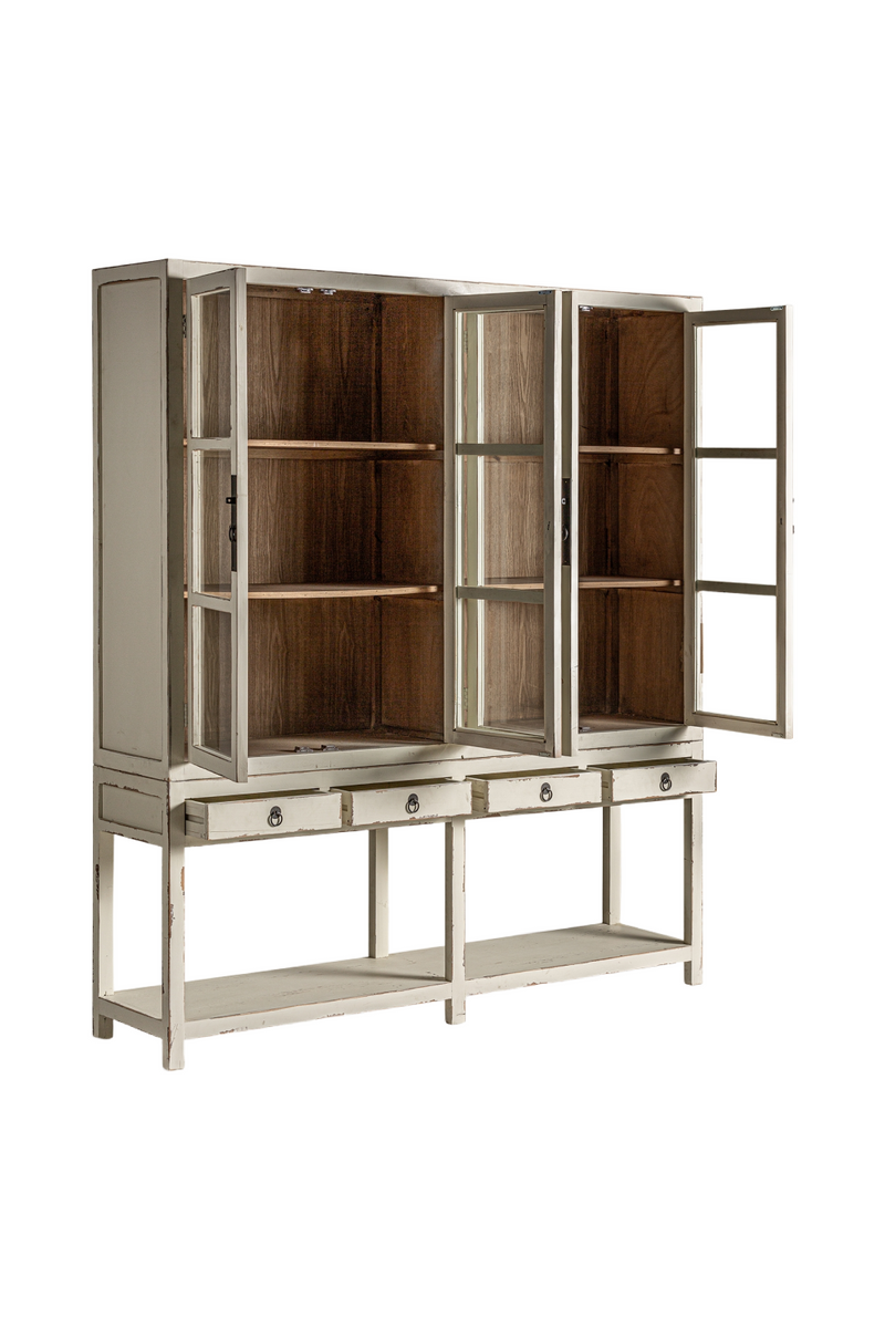 Rustic White Elm Display Cabinet | Vical Home Pivka | Oroatrade.com