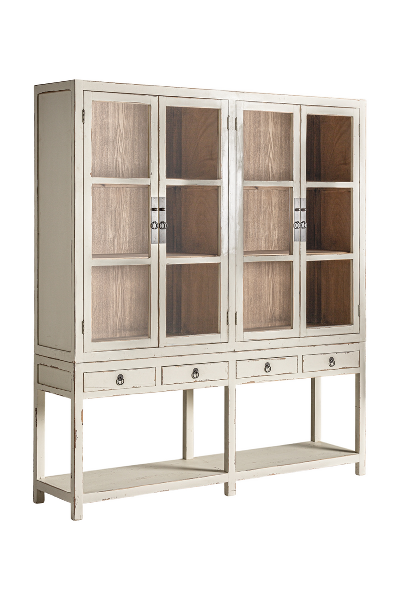 Rustic White Elm Display Cabinet | Vical Home Pivka | Oroatrade.com