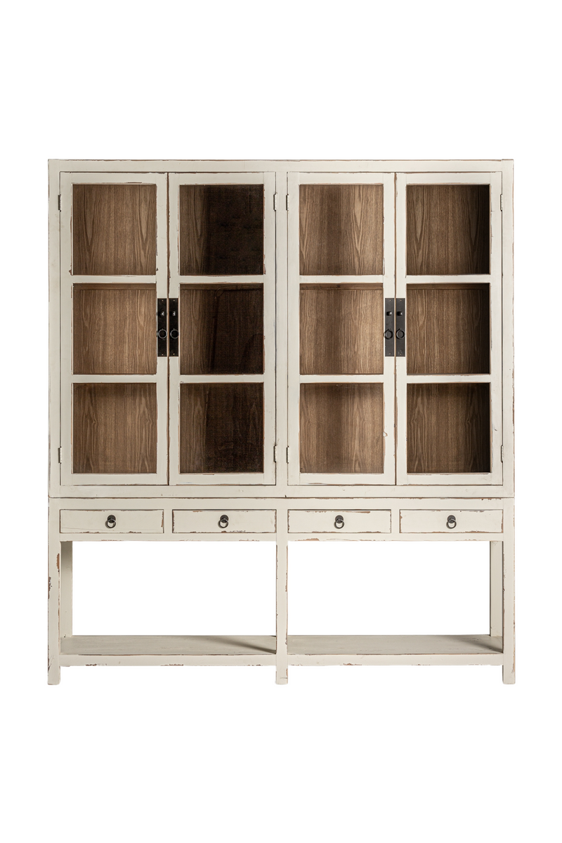 Rustic White Elm Display Cabinet | Vical Home Pivka | Oroatrade.com