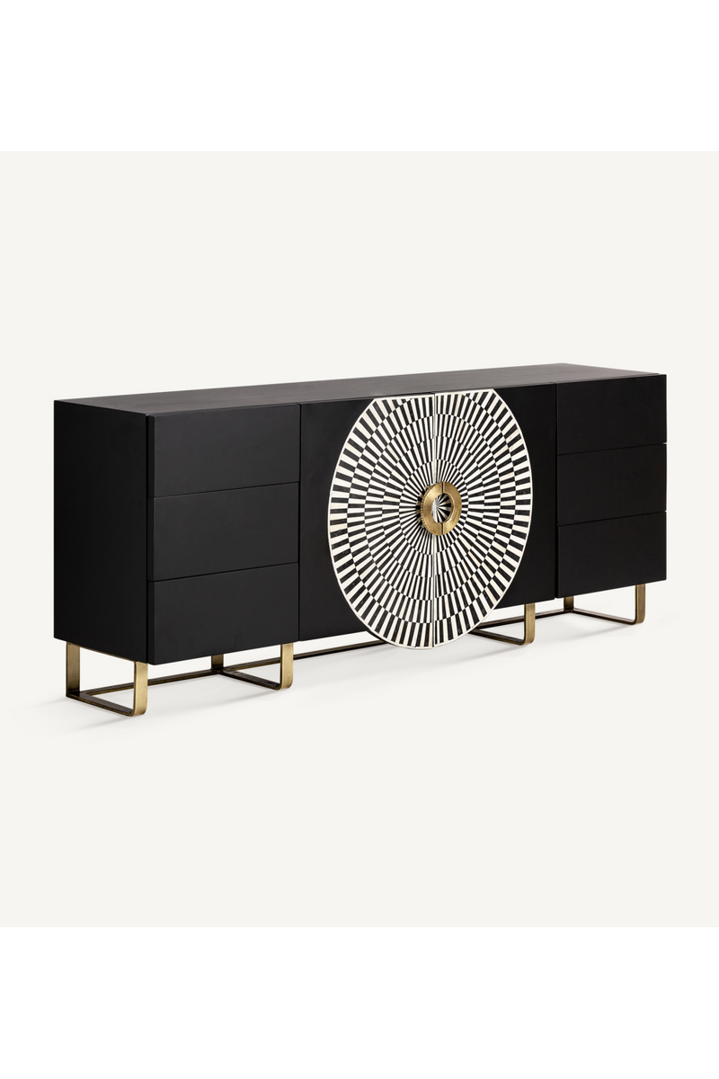 Black & White 2-Door Sideboard | Vical Home Gatsby | Oroatrade.com