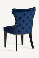 Blue Velvet Studded Accent Chair (2) | Vical Home Isella | Oroatrade.com