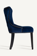 Blue Velvet Studded Accent Chair (2) | Vical Home Isella | Oroatrade.com