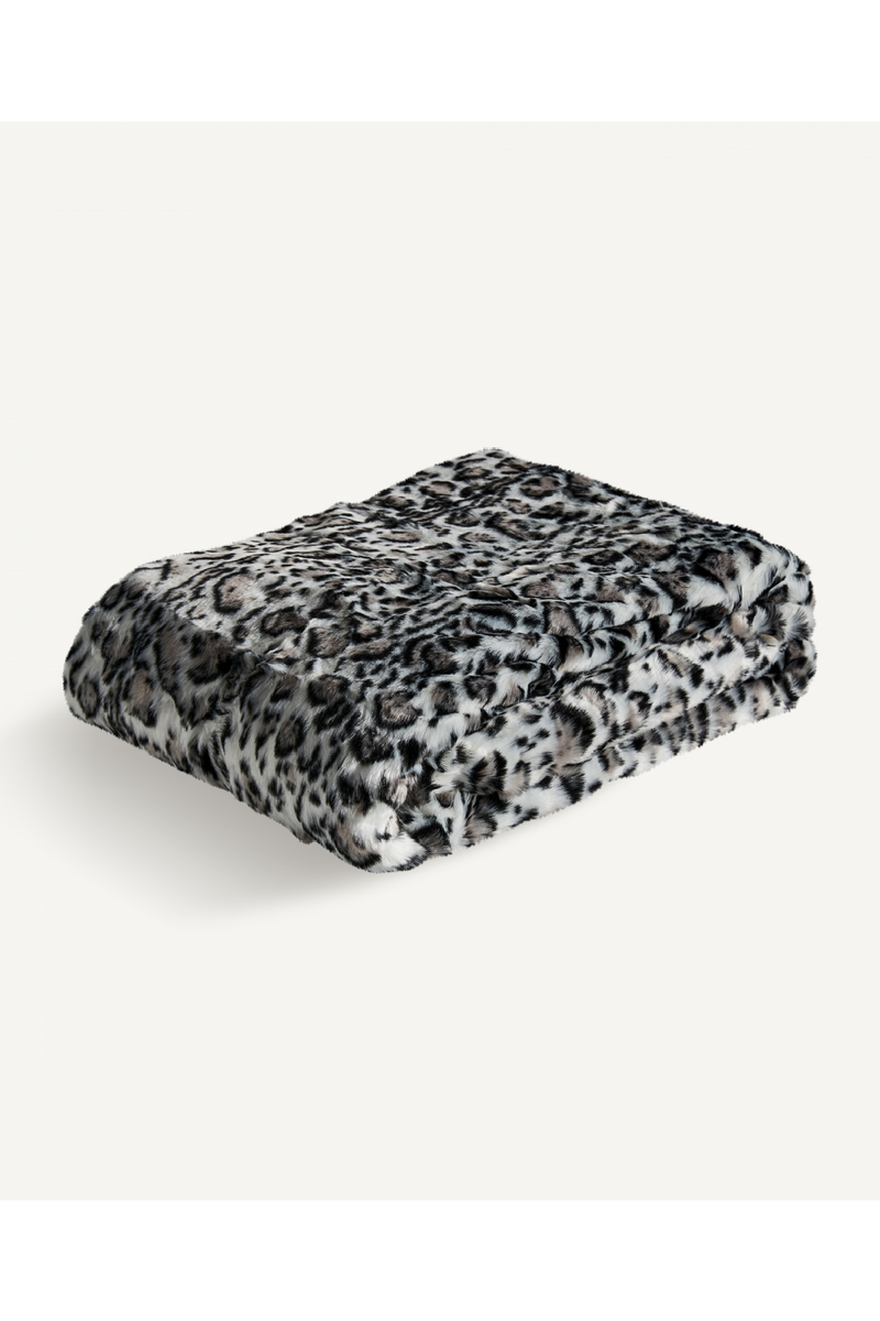 Two-Toned Furry Throw Blanket | Vical Home Leopard | Oroatrade.com