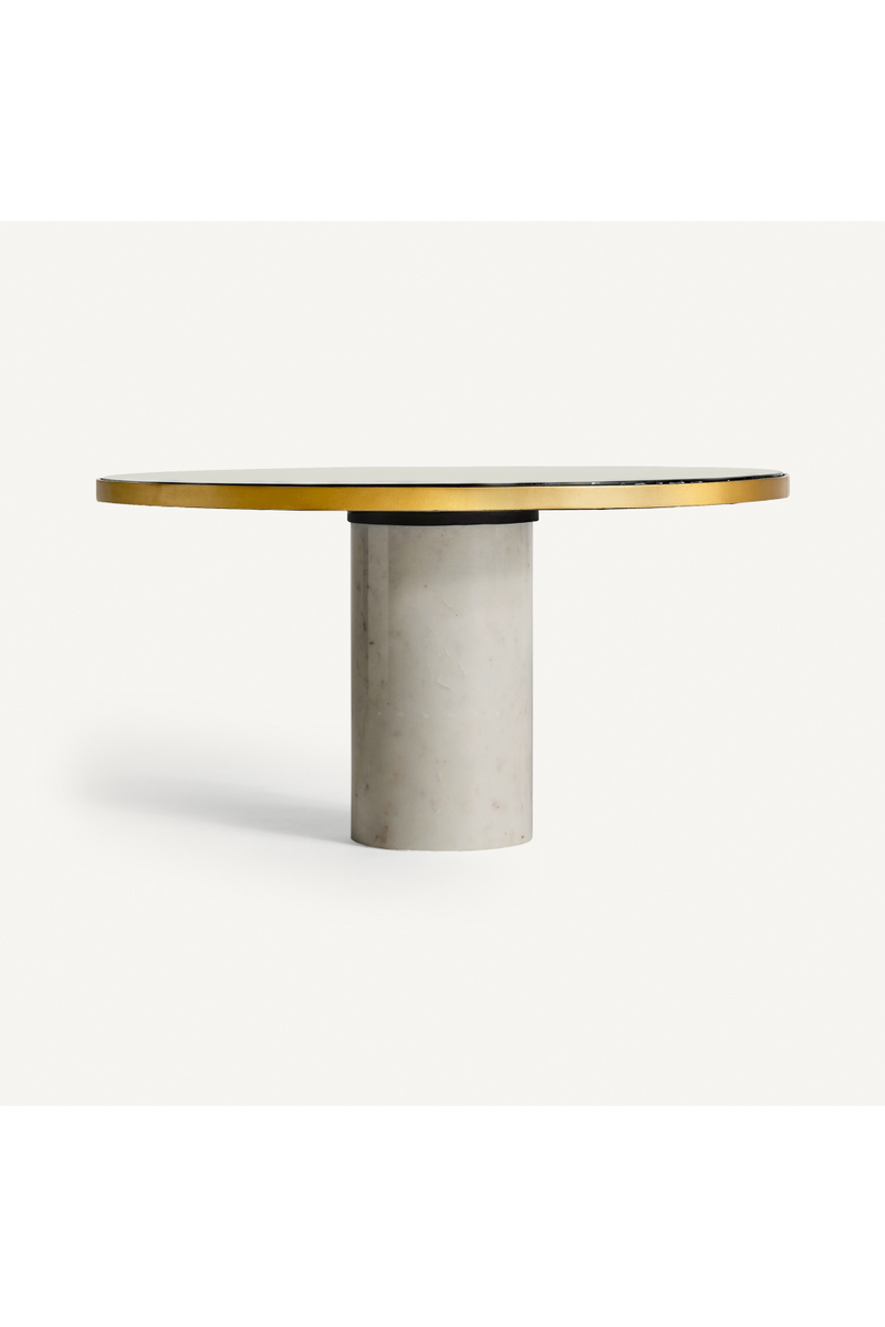 Marble Pedestal Coffee Table | Vical Home Orbey | Oroatrade.com