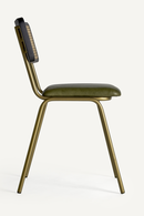 Green Leather Seat Dining Chair | Vical Home Almstock | Oroatrade.com