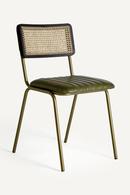 Green Leather Seat Dining Chair | Vical Home Almstock | Oroatrade.com