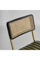 Green Leather Seat Dining Chair | Vical Home Almstock | Oroatrade.com