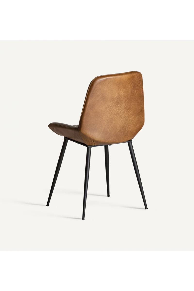 Camel Leather Dining Chair | Vical Home Morton | Oroatrade.com