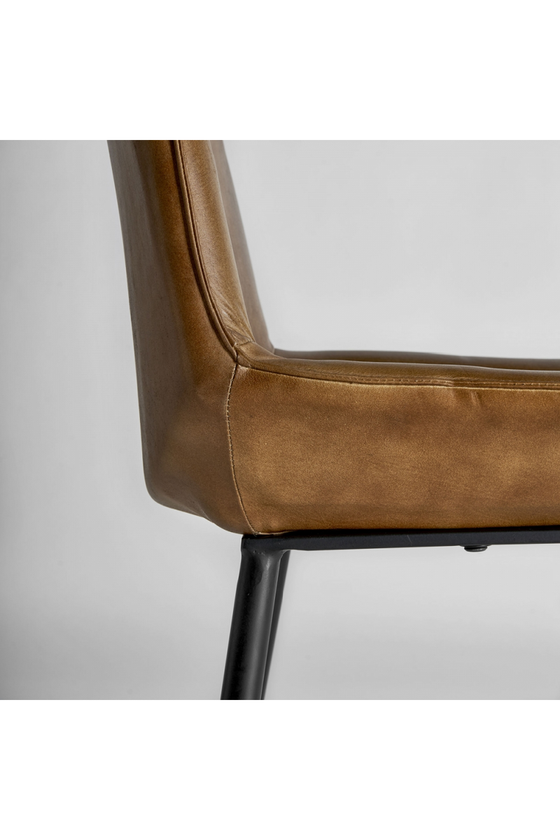 Camel Leather Dining Chair | Vical Home Morton | Oroatrade.com