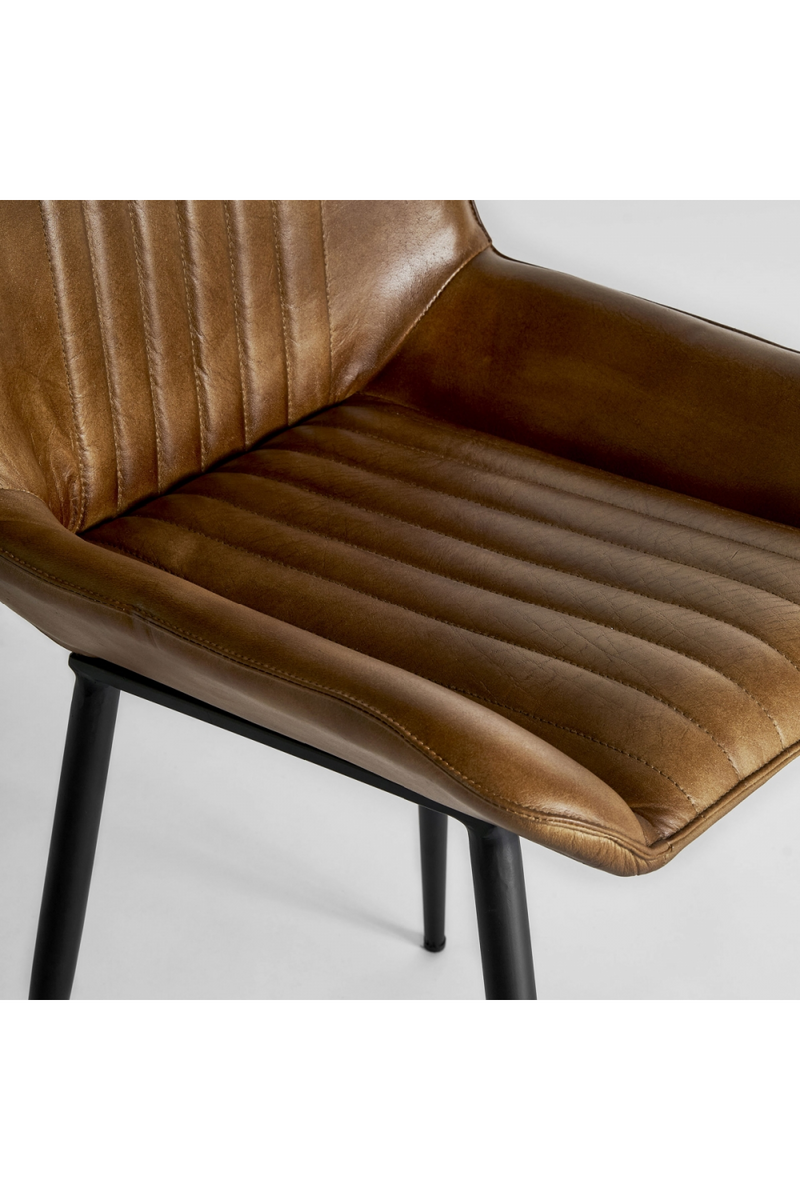 Camel Leather Accent Chair | Vical Home Morton | Oroatrade.com