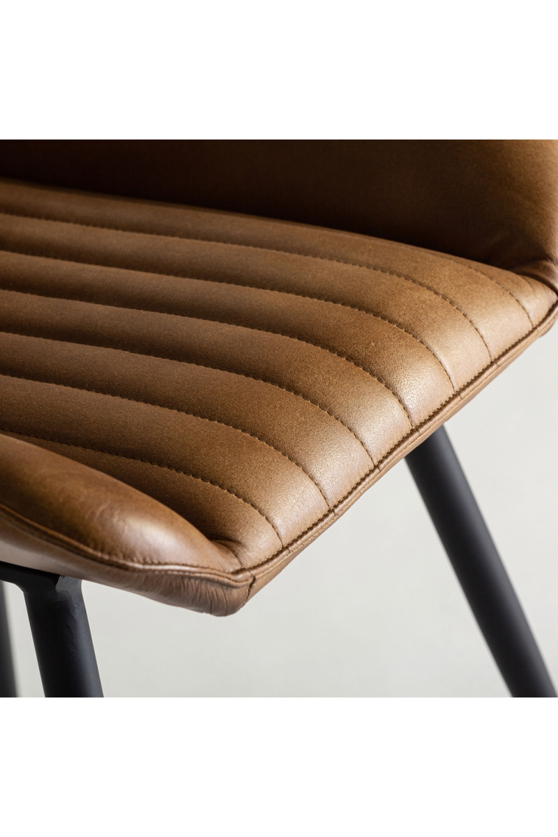 Camel Leather Dining Chair | Vical Home Morton | Oroatrade.com