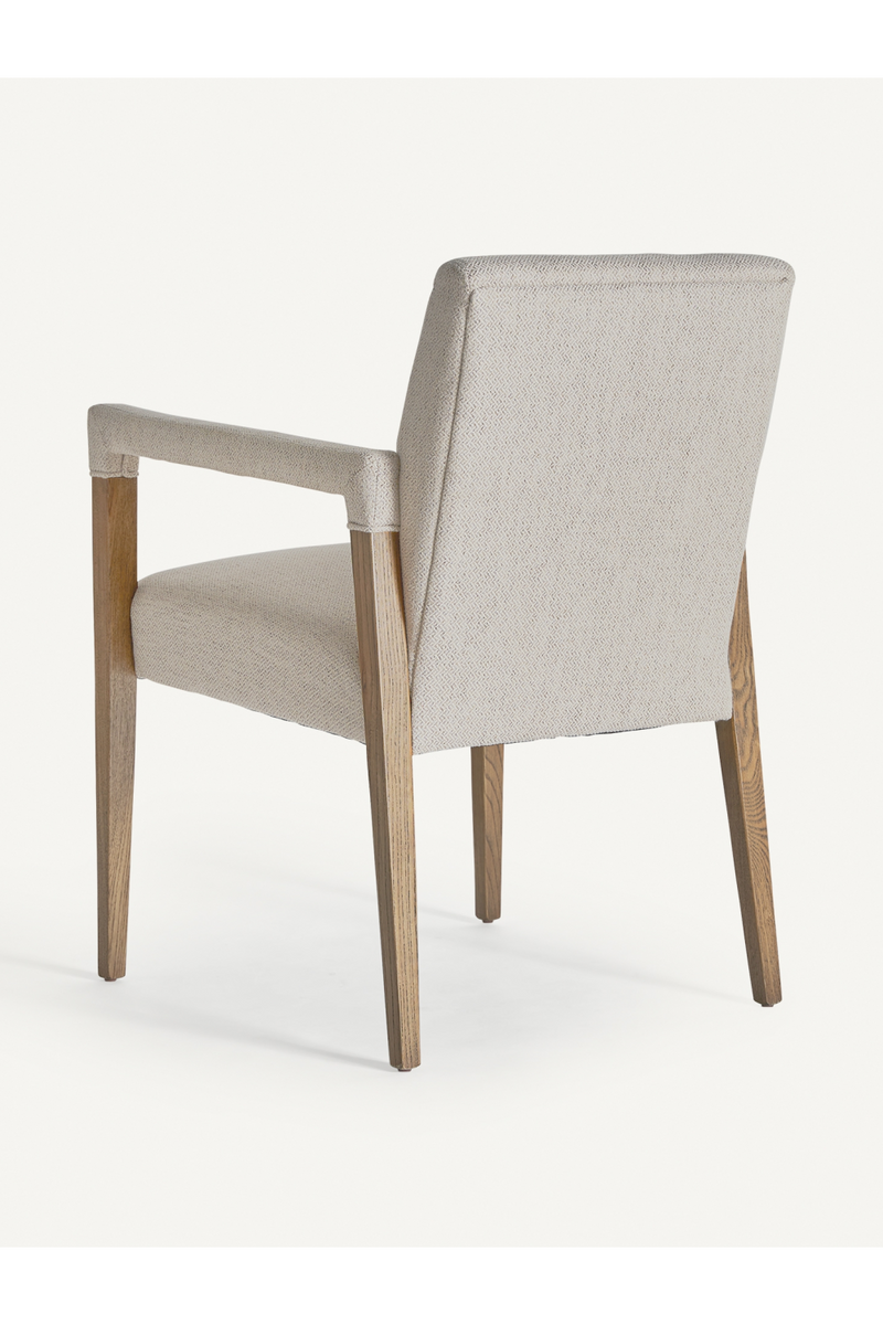 Cream Linen Accent Armchair | Vical Home Baena | Oroatrade.com