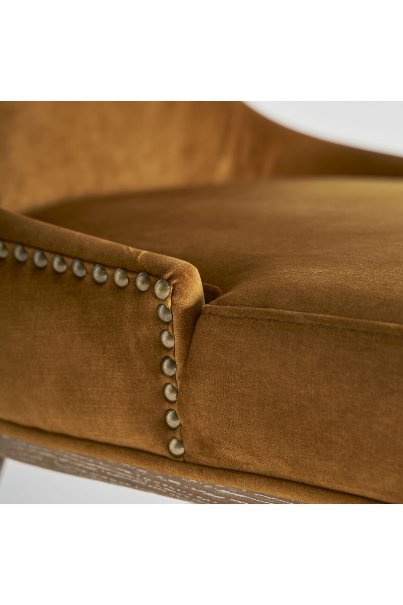 Yellow Studded Accent Chair | Vical Home Dozza | Oroatrade.com