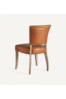Brown Leather Dining Chair (2) | Vical Home Tolla | Oroatrade.com