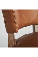 Brown Leather Dining Chair (2) | Vical Home Tolla | Oroatrade.com