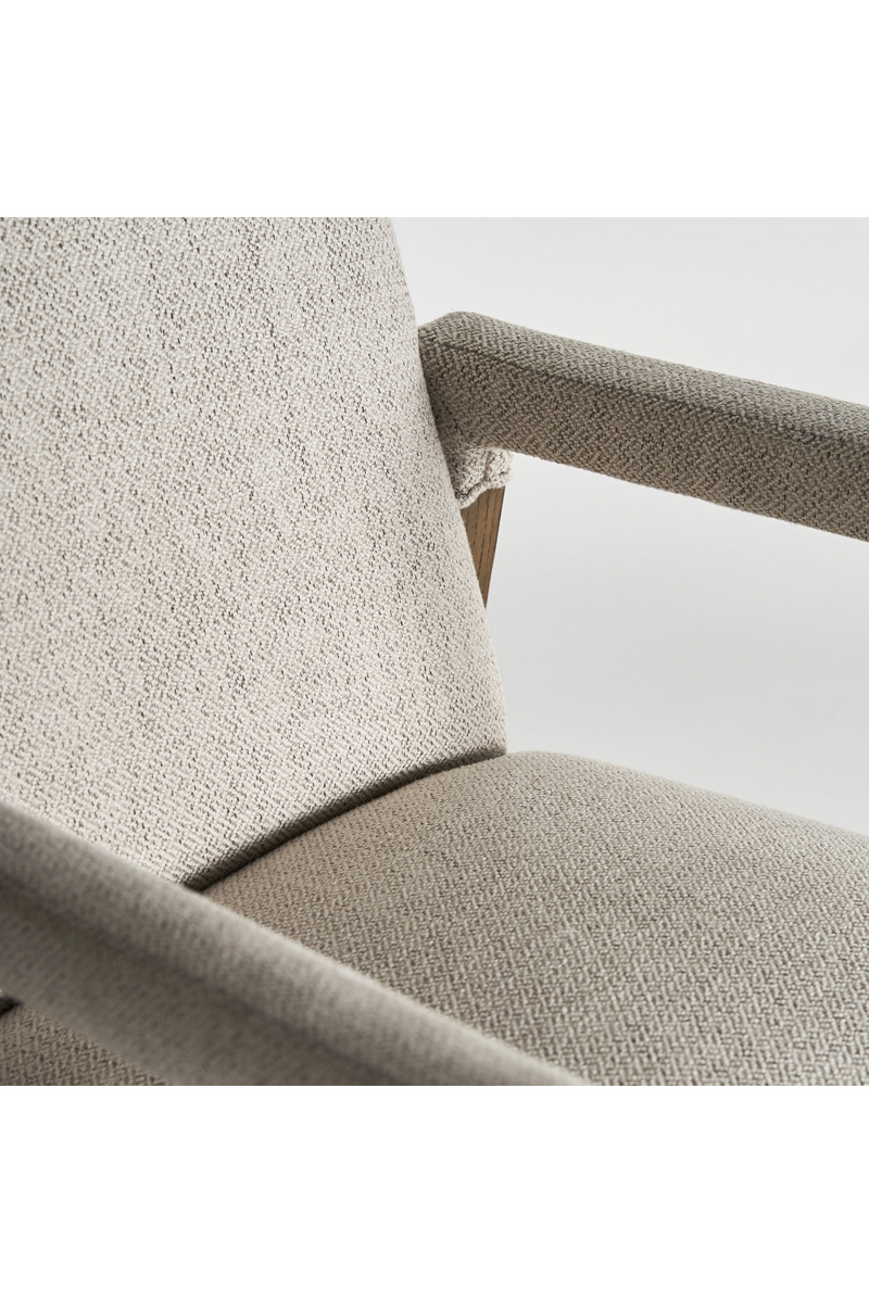 Cream Linen Accent Armchair | Vical Home Baena | Oroatrade.com