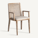 Whitewashed Ashwood Dining Chair | Vical Home Mattia