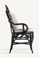 Black Rattan Statement Armchair | Vical Home Nulvi | Oroatrade.com