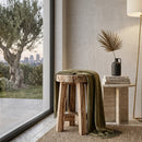 Tropical Hardwood Footstool | Vical Home Kose