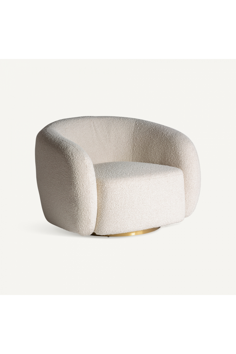 Cream Bouclé Armchair | Vical Home Scorze | Oroatrade.com