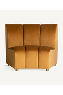 Brown Velvet Central Modular Sofa | Vical Home Shul | Oroatrade.com