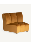 Brown Velvet Central Modular Sofa | Vical Home Shul | Oroatrade.com