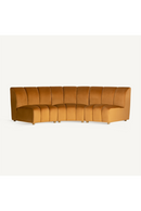 Brown Velvet Central Modular Sofa | Vical Home Shul | Oroatrade.com