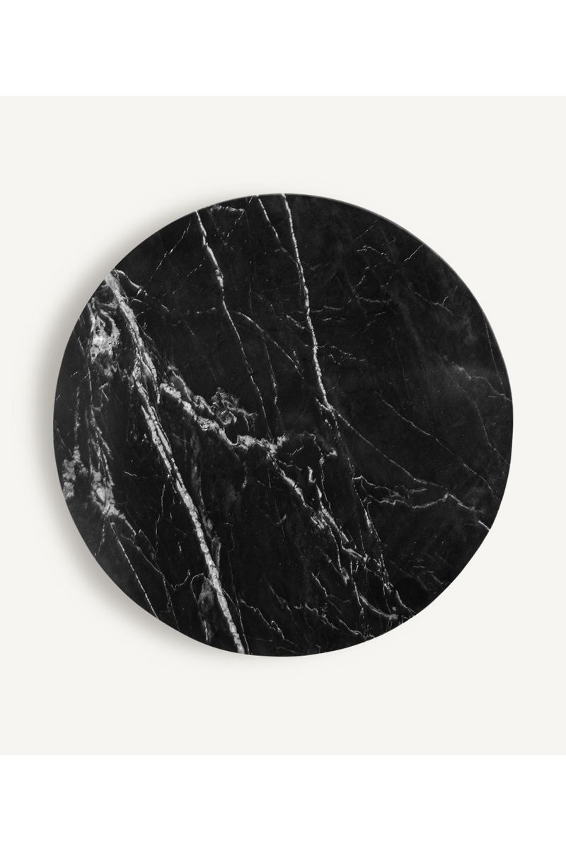 Black Marble Round Coffee Table | Vical Home Bardi | Oroatrade.com