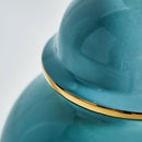 Hospitality furniture - Blue Ceramic Lidded Vase - www.oroatrade.com