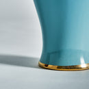 Hospitality furniture - Blue Ceramic Lidded Vase - www.oroatrade.com