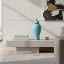 Hospitality furniture - Blue Ceramic Lidded Vase - www.oroatrade.com