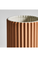 White Stone Fluted Vase | Vical Home Plissé | Oroatrade.com