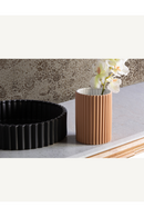 Black Fluted Ceramics Decor | Vical Home Plissé | Oroatrade.com