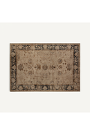 Brown Floral Print Rug 9'5" x 6'5" | Vical Home Anka | Oroatrade.com