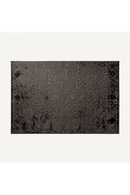 Black Viscose Carpet 6'5" x 9'5" | Vical Home Wera | Oroatrade.com