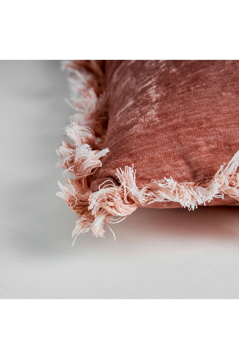 Velvet Fringed Cushion | Vical Home Airlia | Oroatrade.com