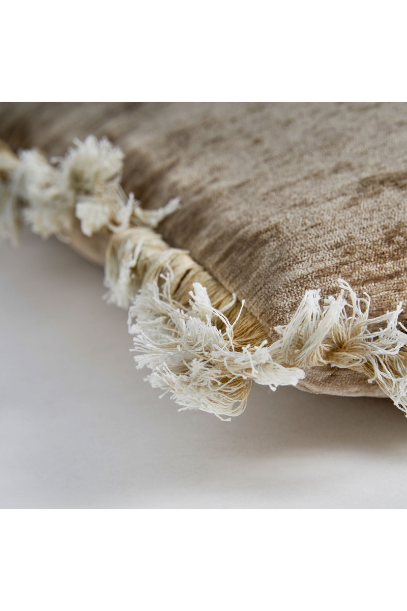 Velvet Fringed Cushion | Vical Home Airlia | Oroatrade.com