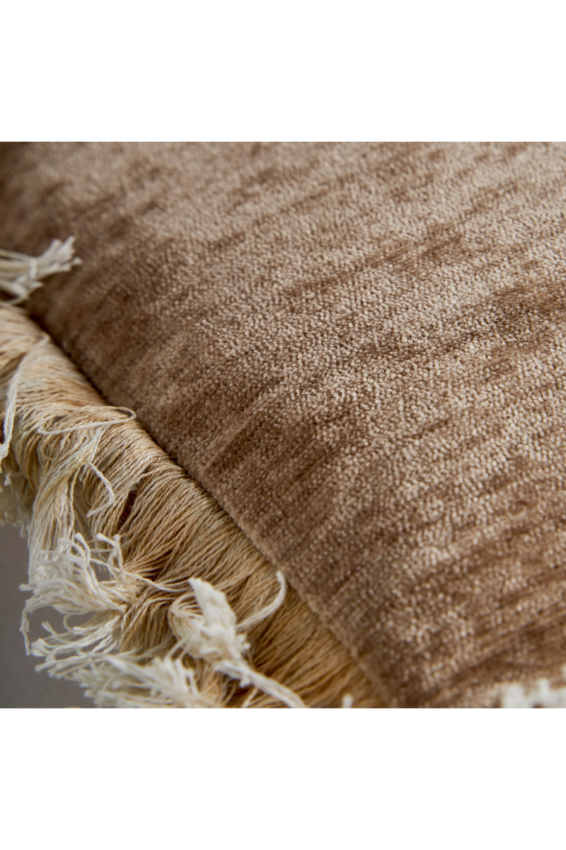 Velvet Fringed Cushion | Vical Home Airlia | Oroatrade.com