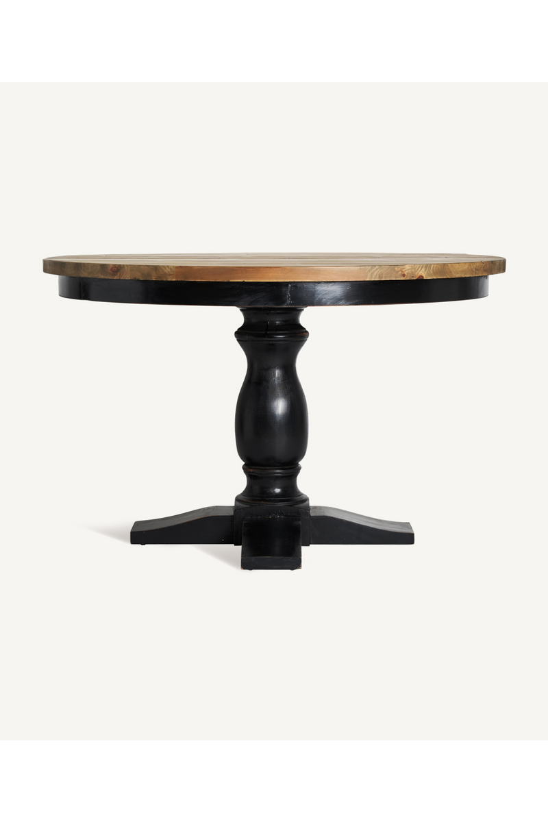 Elm Round Monopod Dining Table | Vical Home Zenica | Oroatrade.com